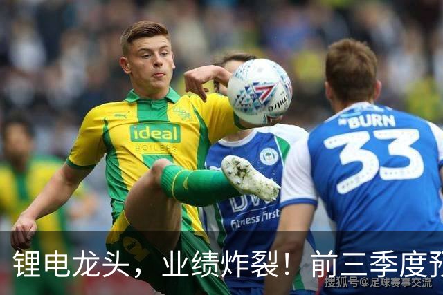 锂电龙头，业绩炸裂！前三季度预盈超51亿元，激增超27倍